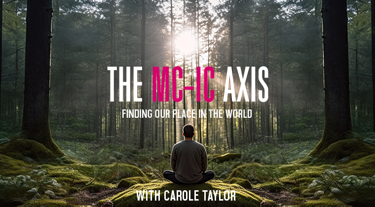 The MC-IC Axis: Finding Our Place in the World